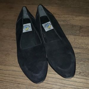 Vintage Banana Blues Suede Loafers